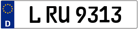 Truck License Plate
